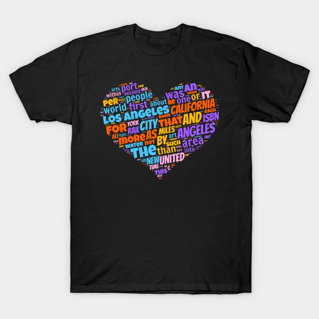 I love Los Angeles T-Shirt by Superfunky